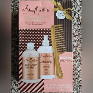 Shea Moisture Wash & Glow Gift Set - Pink and Gold